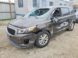 KIA Sedona lx salvage cars for sale: 2016 KIA Sedona lx