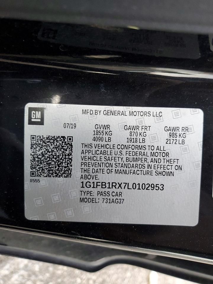 2020 Chevrolet Camaro ls