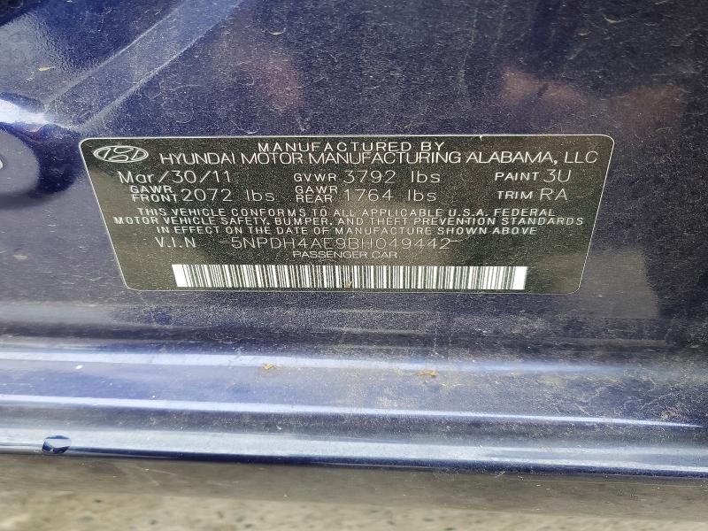 2011 Hyundai Elantra gls