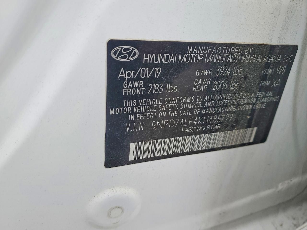 2019 Hyundai Elantra se