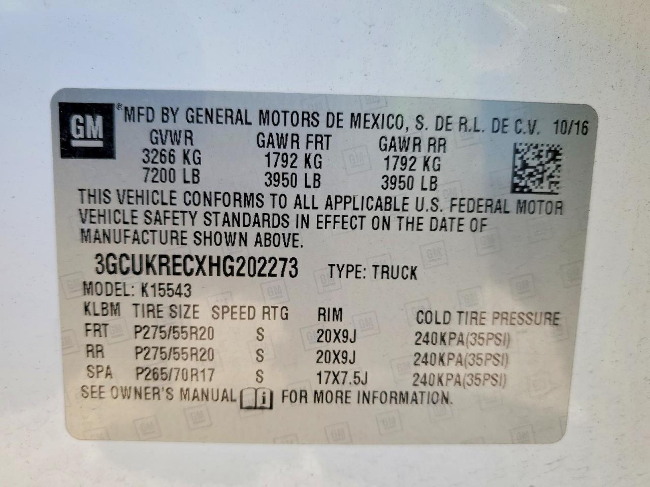 2017 Chevrolet Silverado K1500 LT
