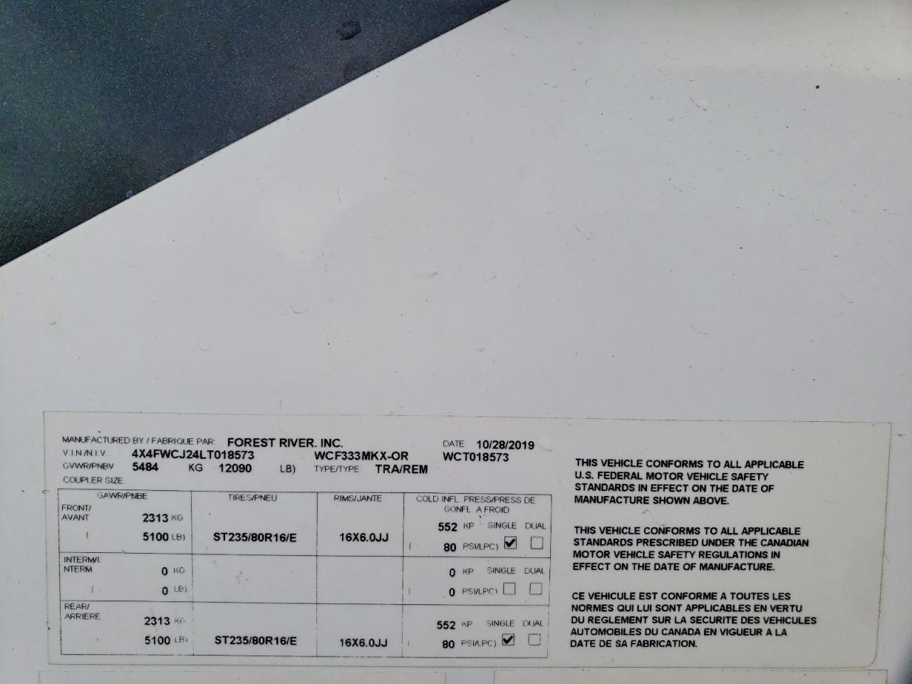2020 Wildcat Cat Maxx Lite