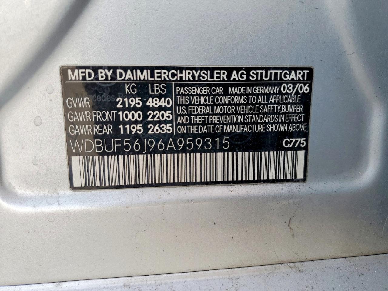 2006 Mercedes-Benz E 350