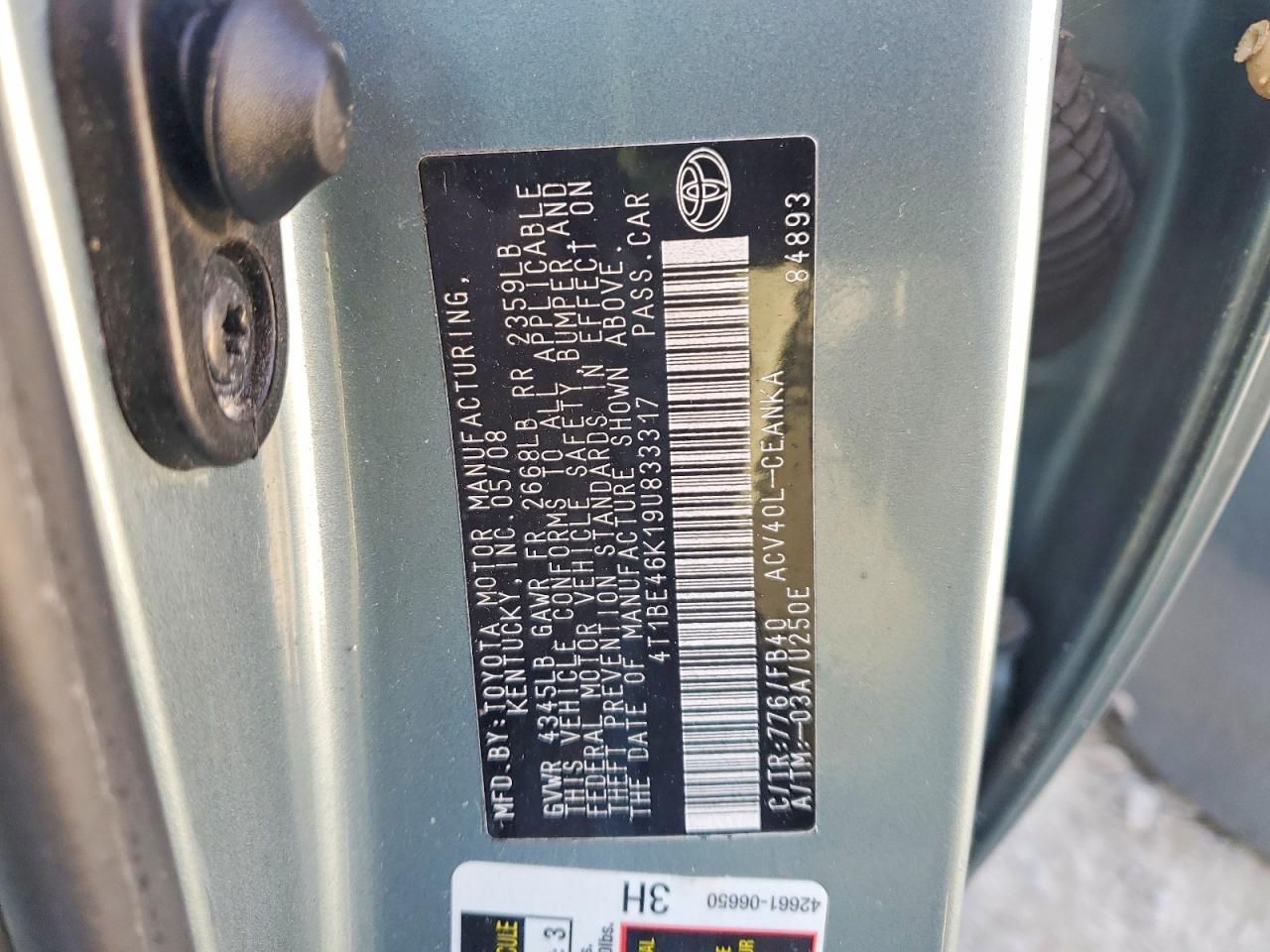 2009 Toyota Camry Base