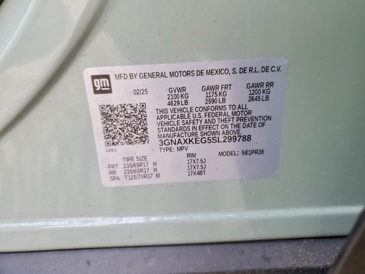 2025 Chevrolet Equinox Active