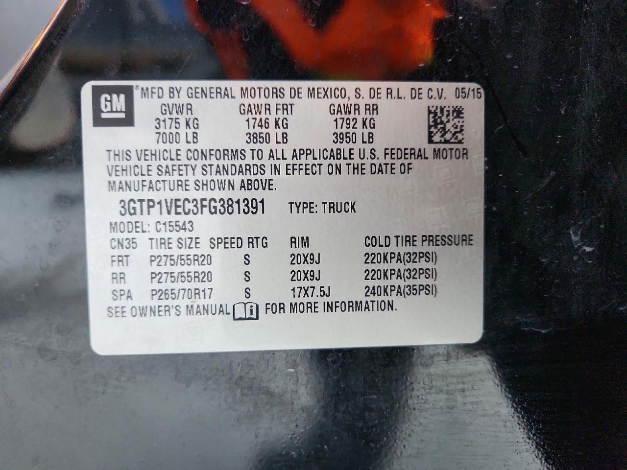 2015 GMC Sierra C1500 slt