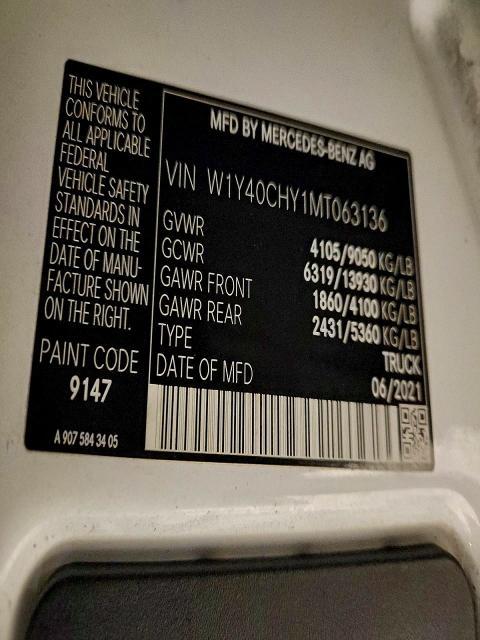 2021 Mercedes-Benz 2021 Mercedes Benz Sprinter Delivery van