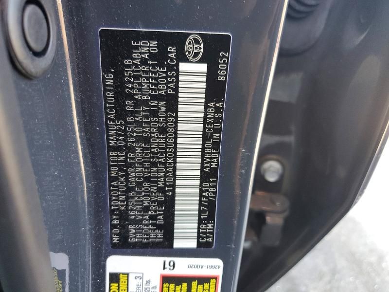 2025 Toyota Camry xse