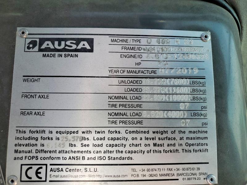 2019 Anlh 2019 Ausa C400