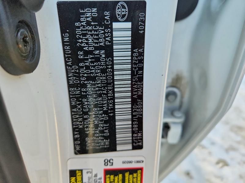 2020 Toyota Camry xse