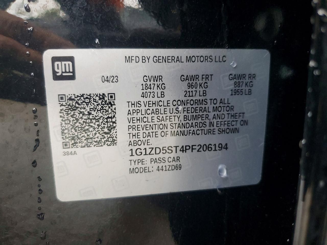 2023 Chevrolet Malibu lt