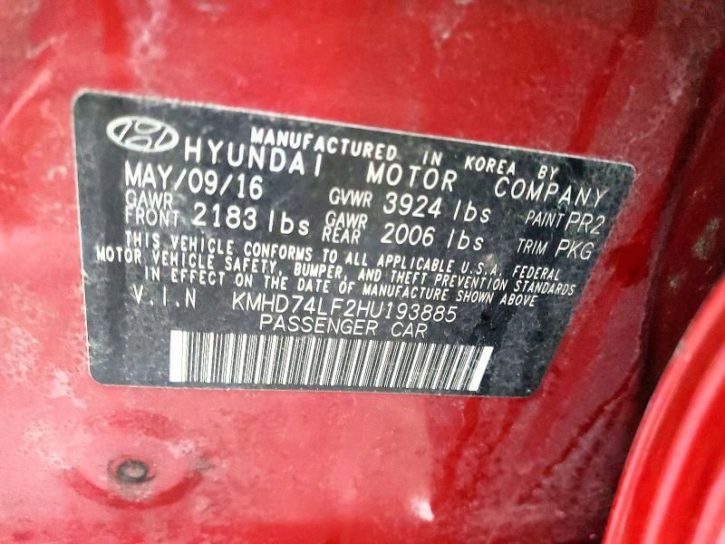 2017 Hyundai Elantra se