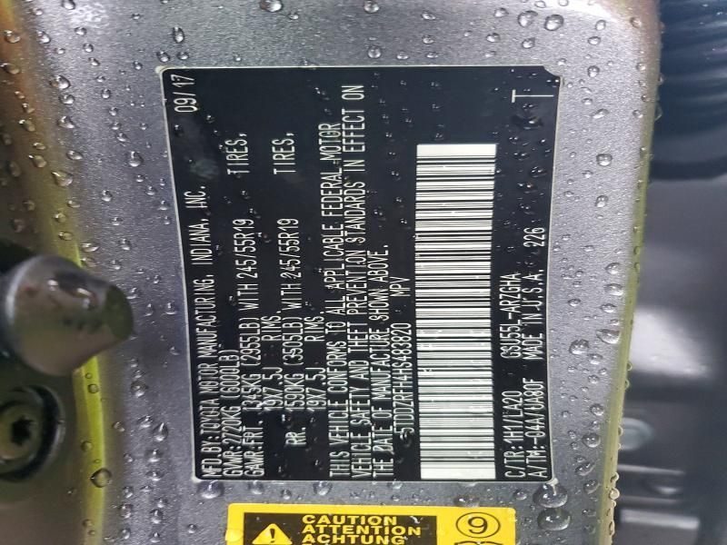 2017 Toyota Highlander Limited