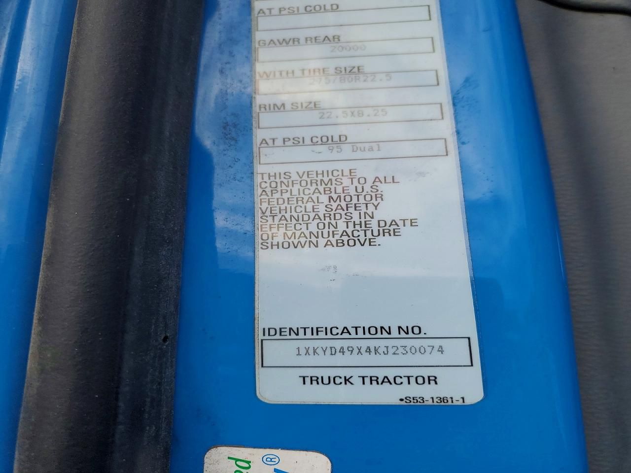 2019 Kenworth Construction T680