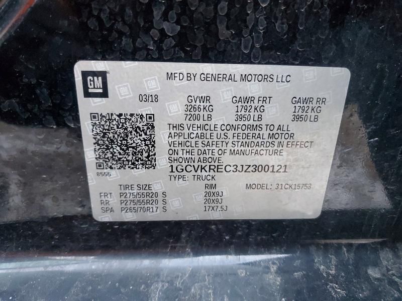 2018 Chevrolet Silverado K1500 lt