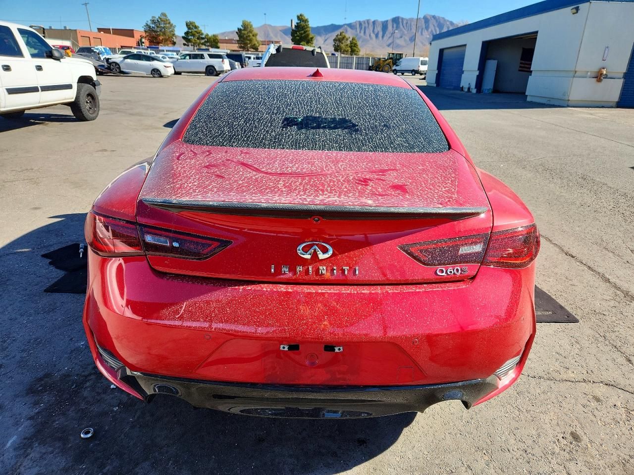 2019 Infiniti Q60 red Sport 400