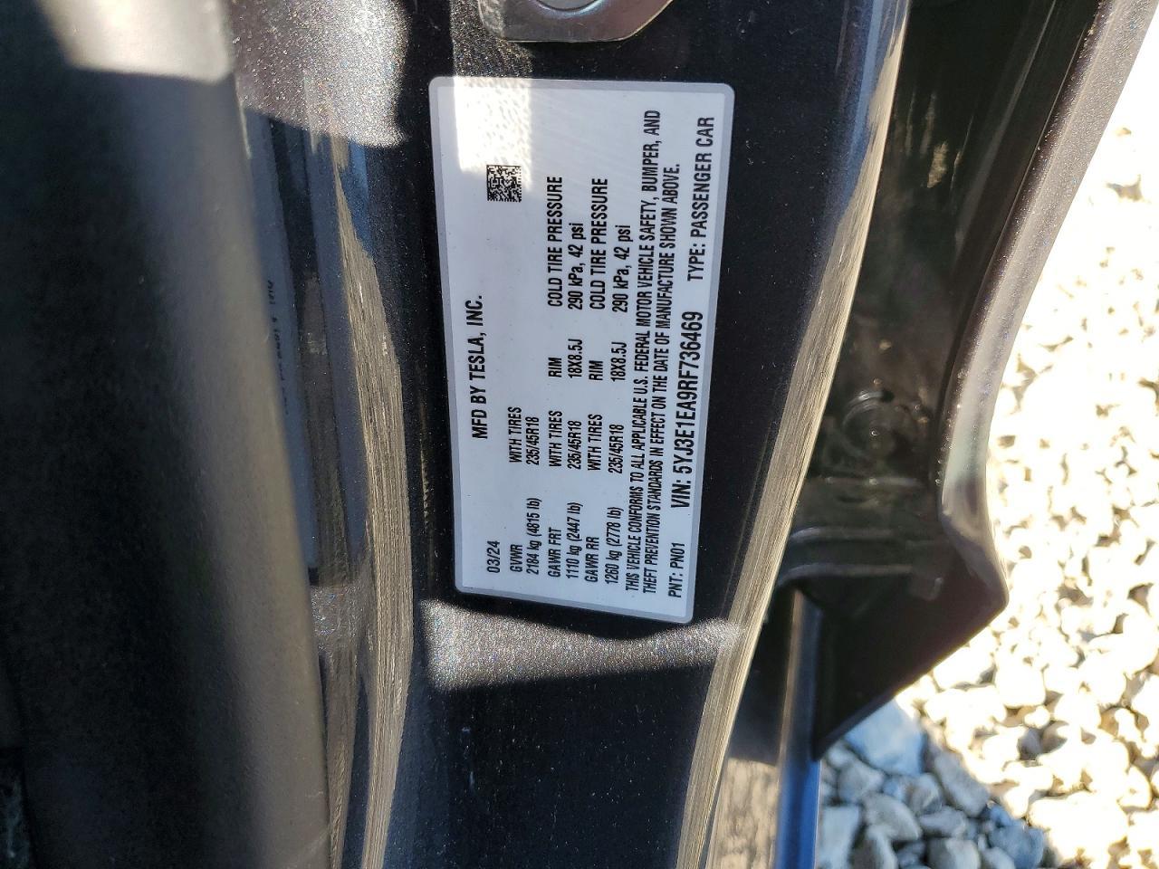 2024 Tesla Model 3