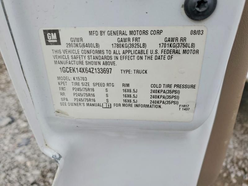 2004 Chevrolet Silverado K1500