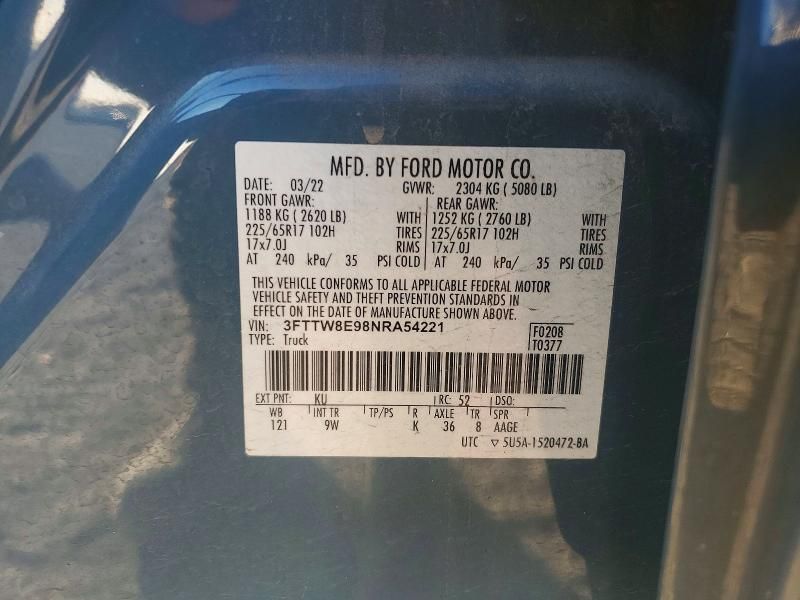 2022 Ford Maverick xl