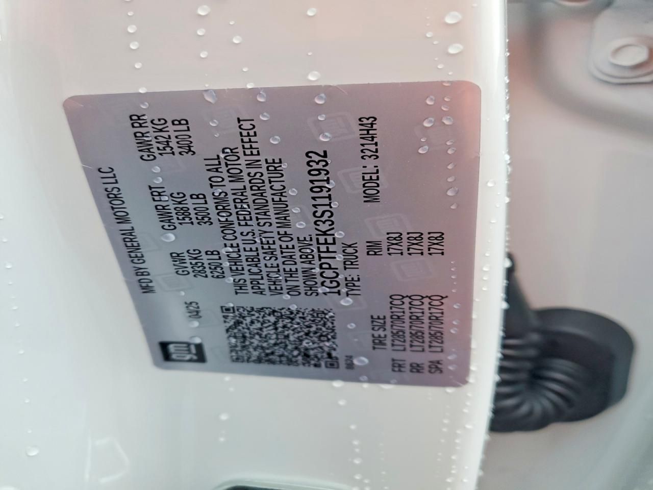 2025 Chevrolet Colorado