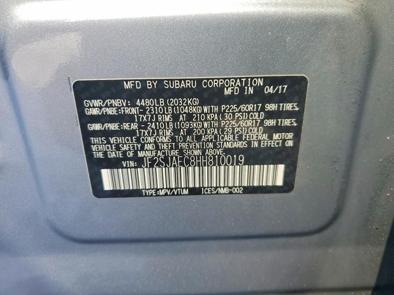 2017 Subaru Forester 2.5i Premium