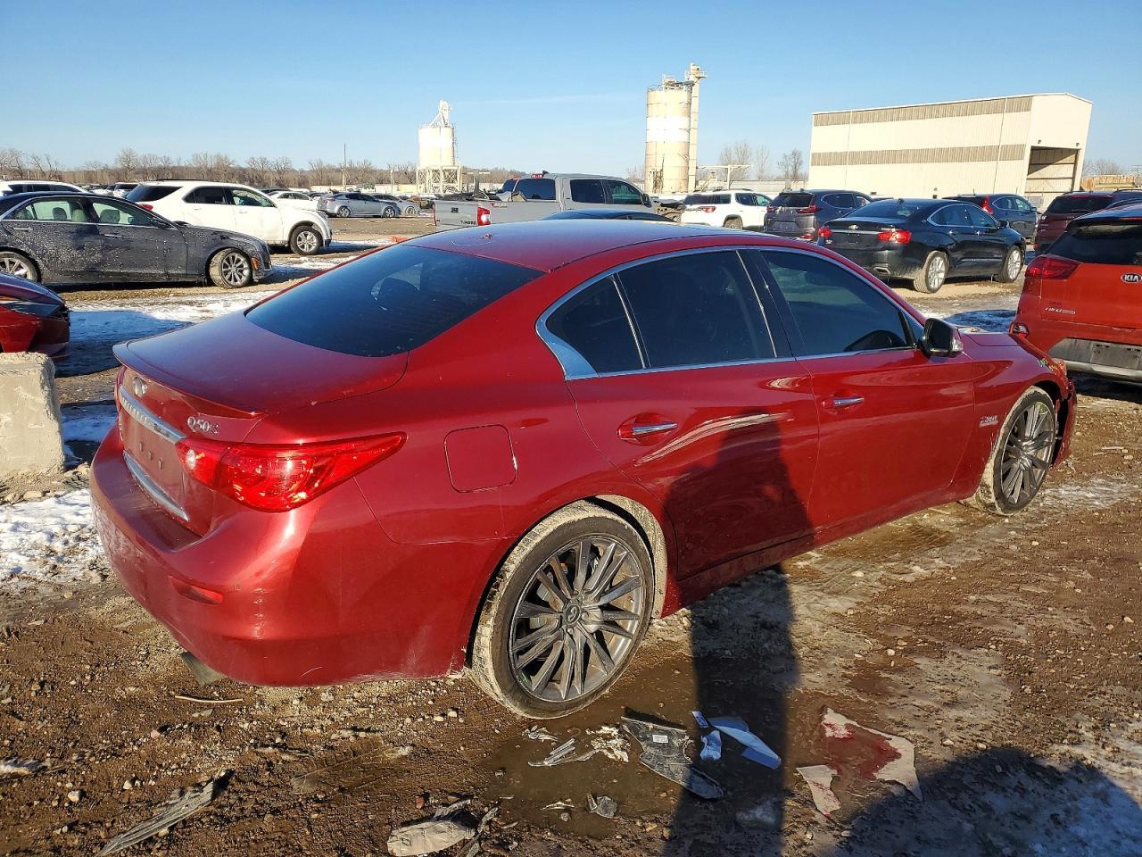 2016 Infiniti Q50 red Sport 400