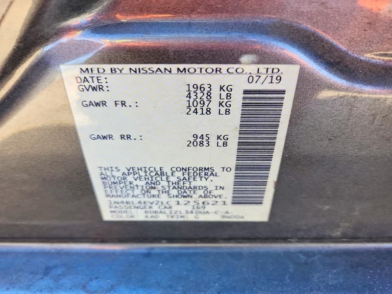 2020 Nissan Altima sl