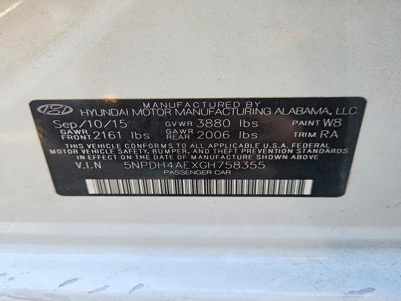 2016 Hyundai Elantra se