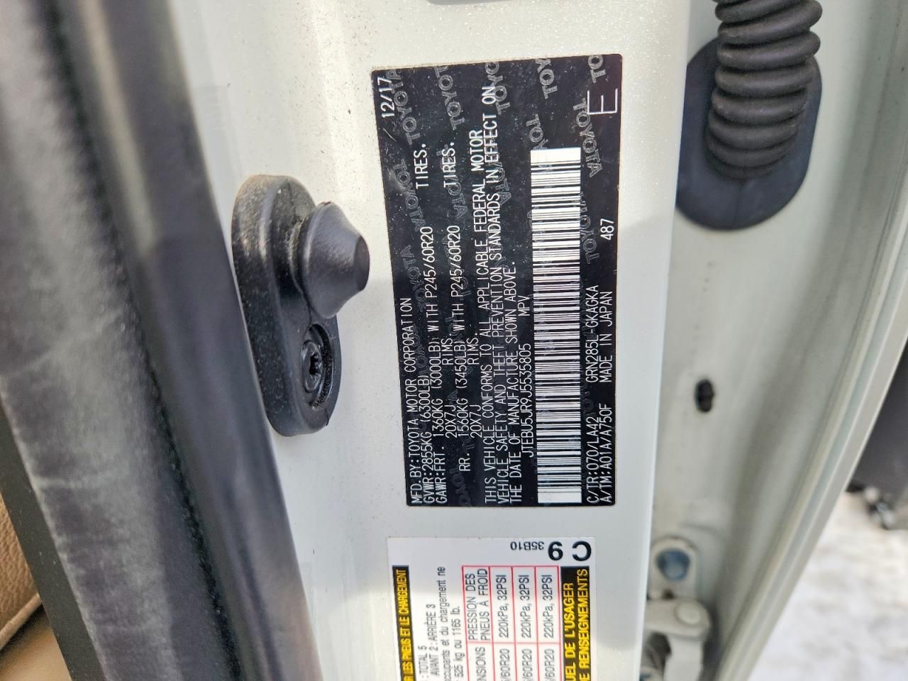 2018 Toyota 4runner Sr5/sr5 Premium