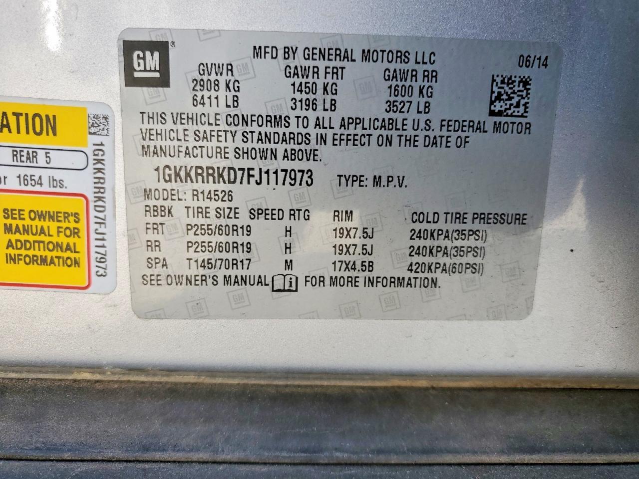 2015 GMC Acadia Slt-1