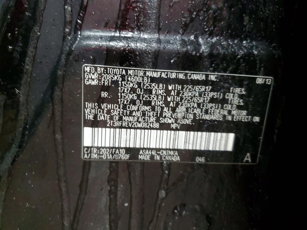 2013 Toyota Rav4 xle