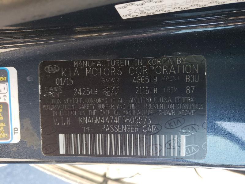 2015 KIA Optima lx