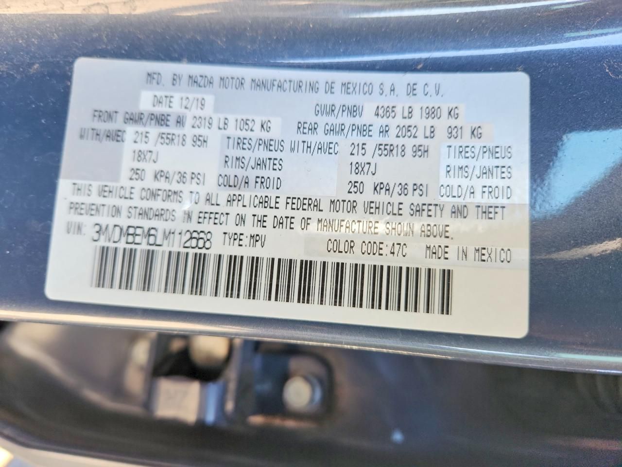 2020 Mazda Cx-30 Premium