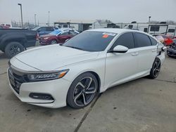 Salvage cars for sale from Copart Sacramento, CA: 2019 Honda Accord Sport