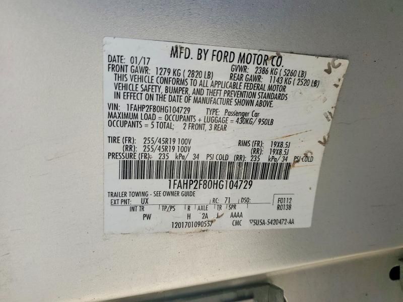 2017 Ford Taurus Limited