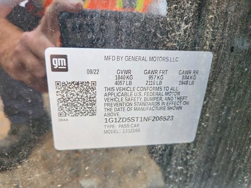 2022 Chevrolet Malibu lt