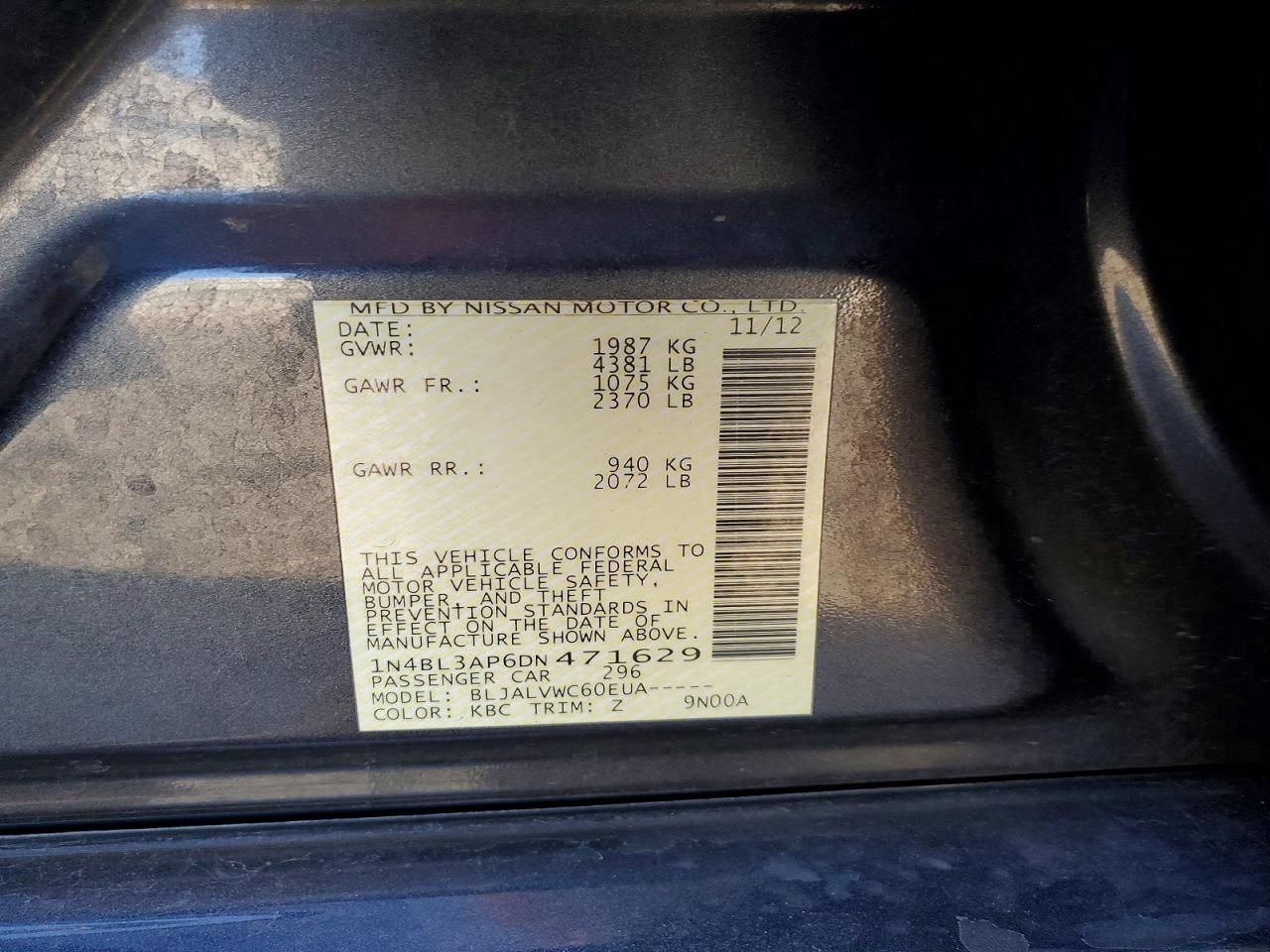 2013 Nissan Altima 3.5s