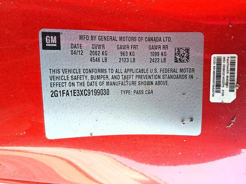 2012 Chevrolet Camaro ls