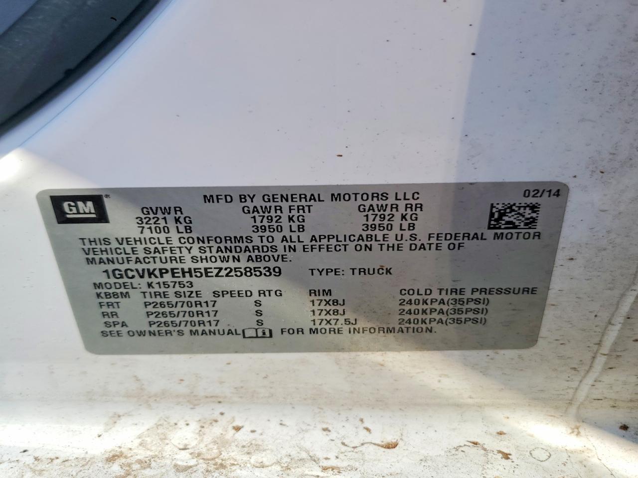 2014 Chevrolet Silverado K1500