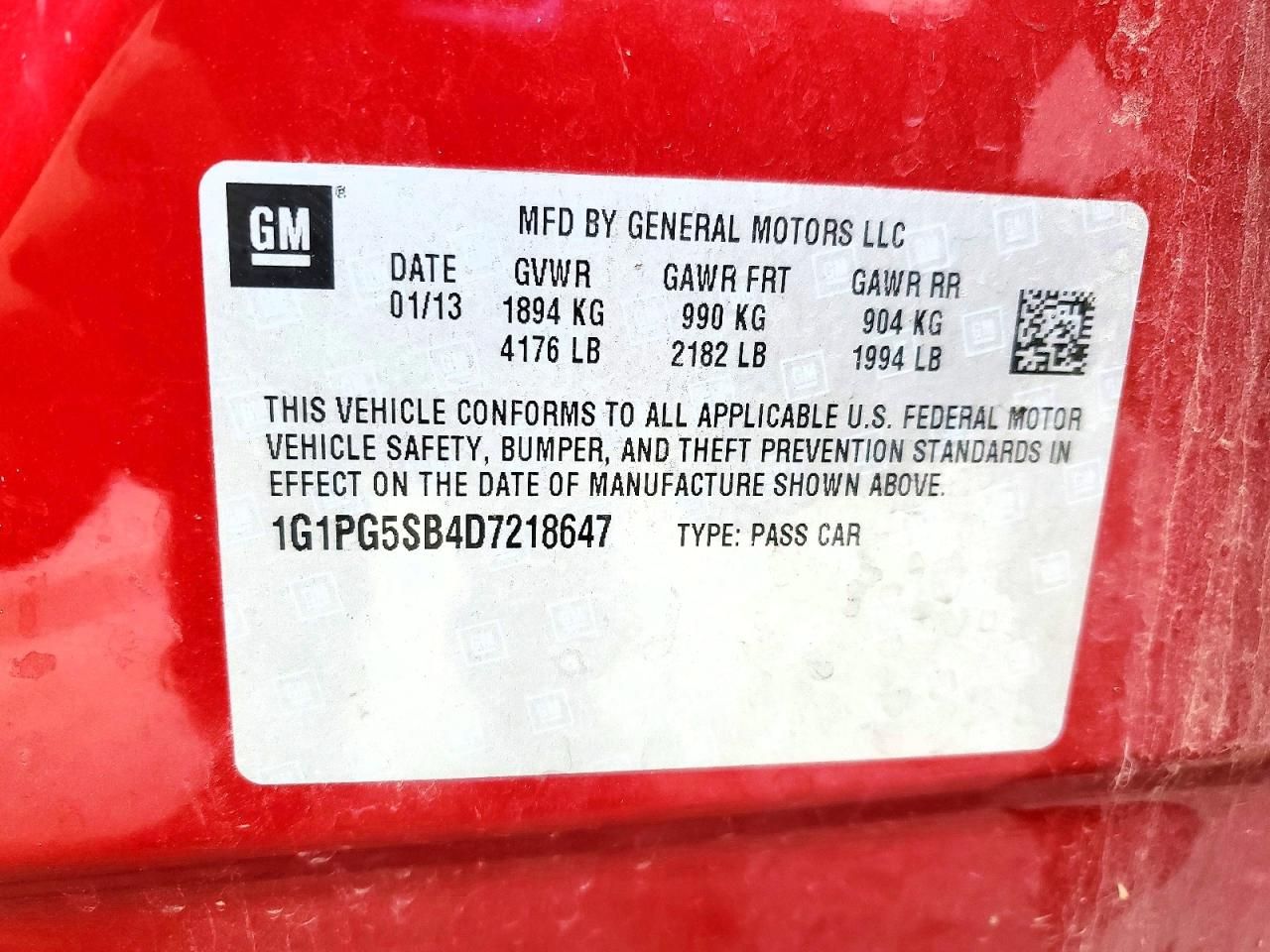 2013 Chevrolet Cruze ltz