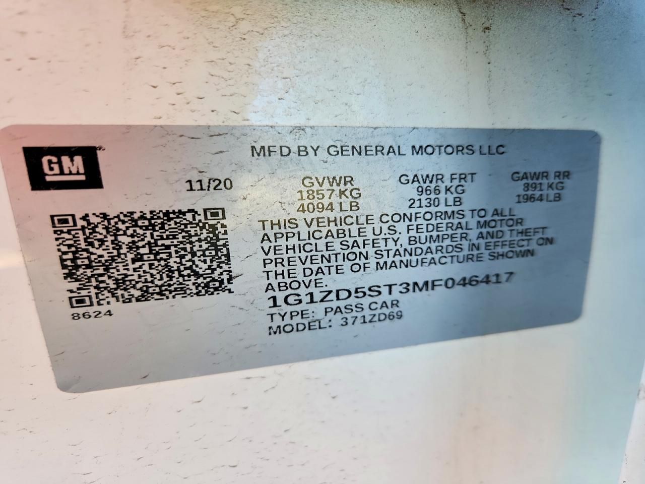 2021 Chevrolet Malibu lt