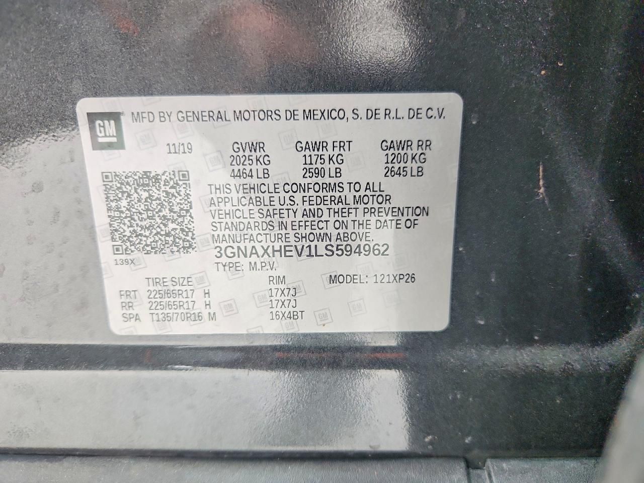 2020 Chevrolet Equinox ls