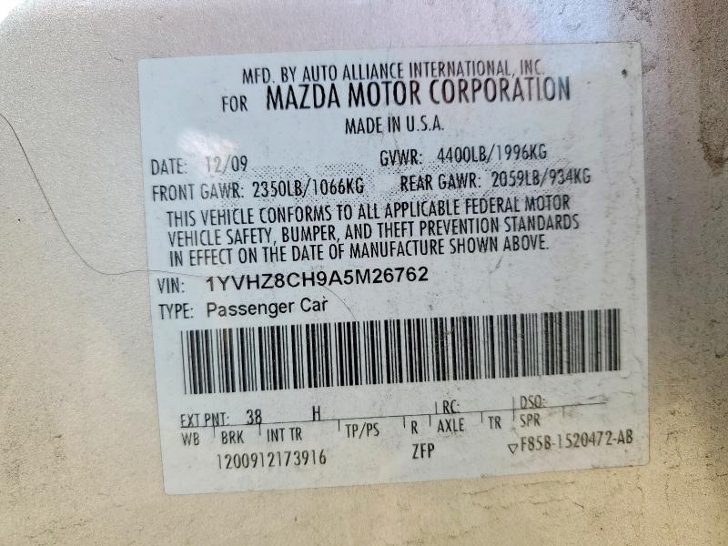 2010 Mazda 6 I