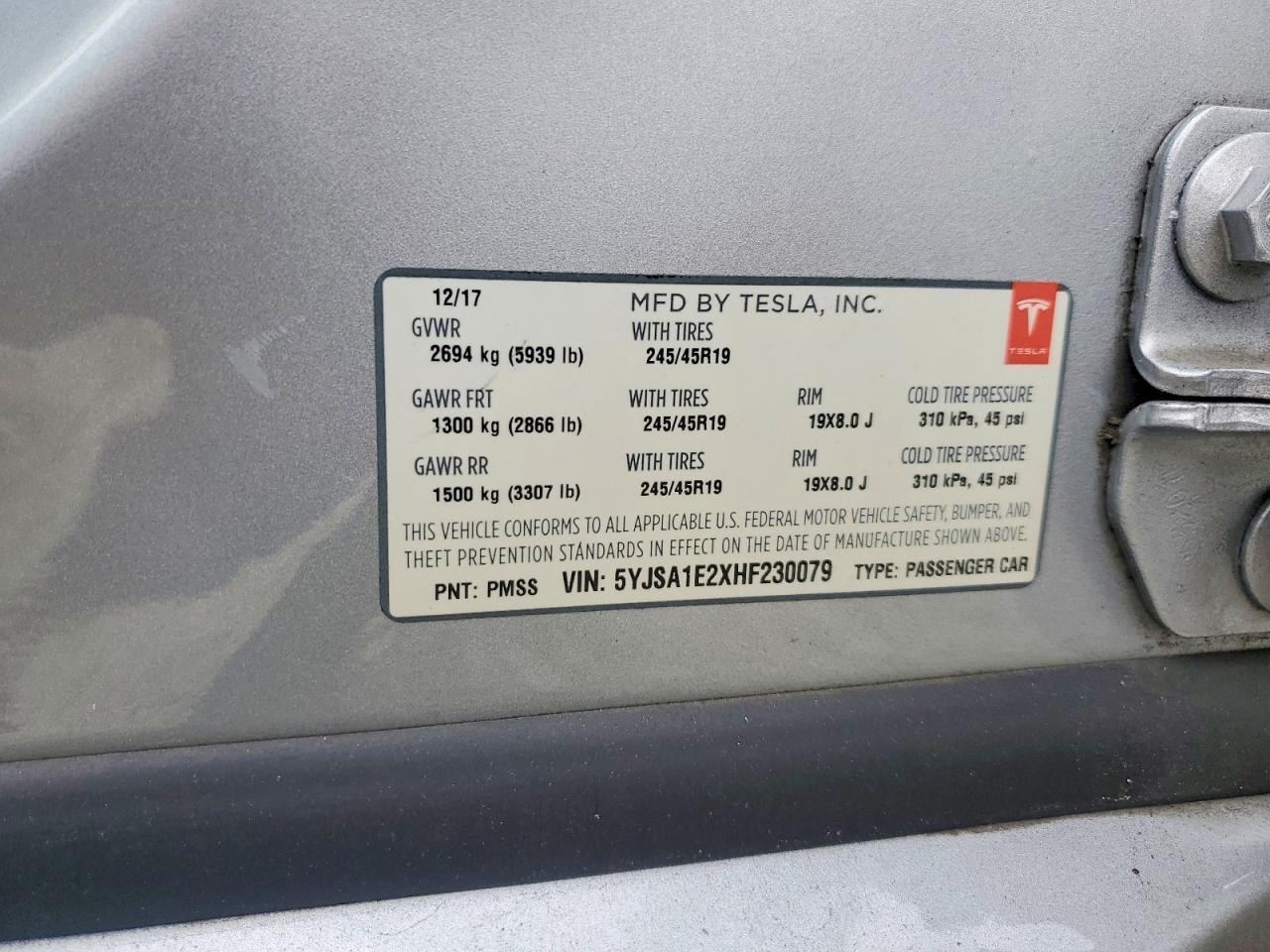 2017 Tesla Model s