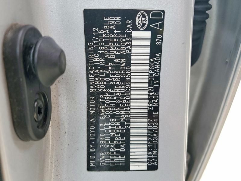 2013 Toyota Corolla Base