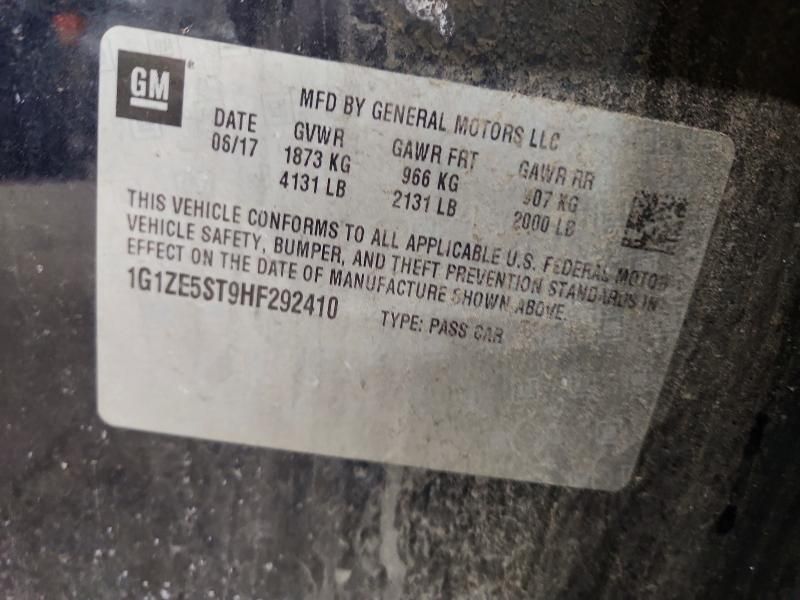 2017 Chevrolet Malibu lt