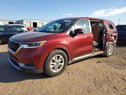KIA salvage cars for sale: 2022 KIA Carnival lx