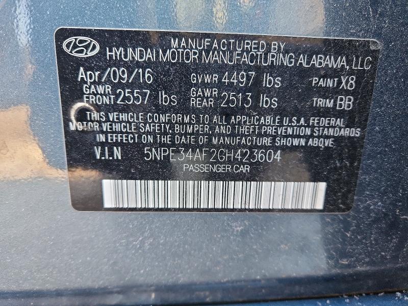 2016 Hyundai Sonata Sport