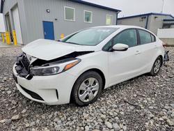KIA salvage cars for sale: 2017 KIA Forte lx