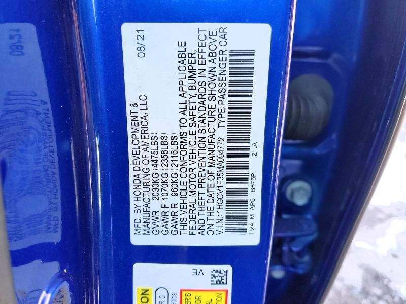 2021 Honda Accord Sport